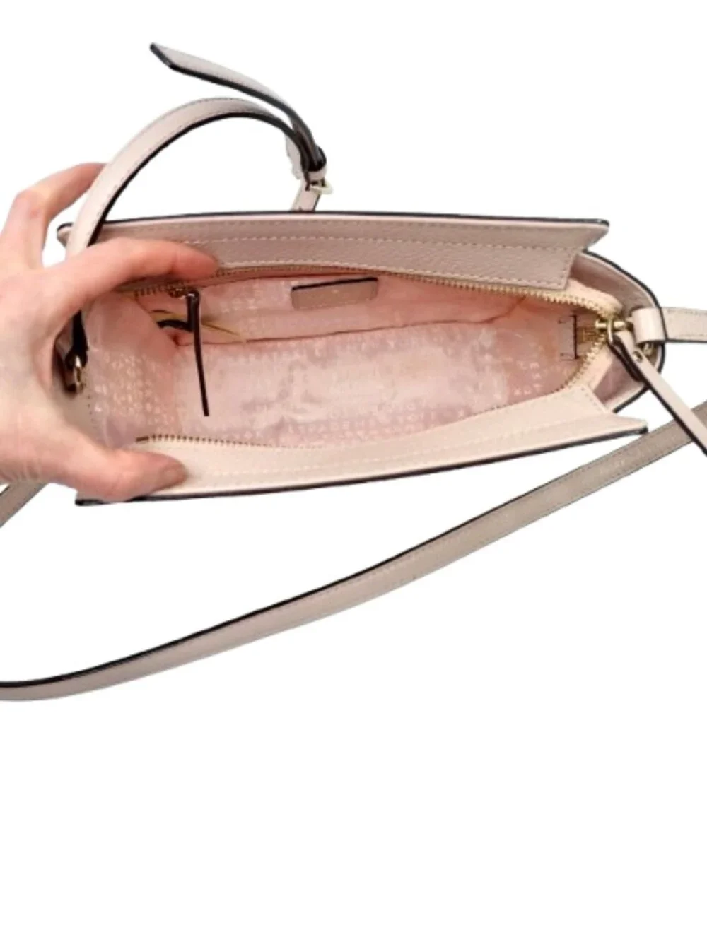 KATE SPADE~Grand Street Hayden~PINK PEBBLED LEATHER CROSSBODY BAG NWOT